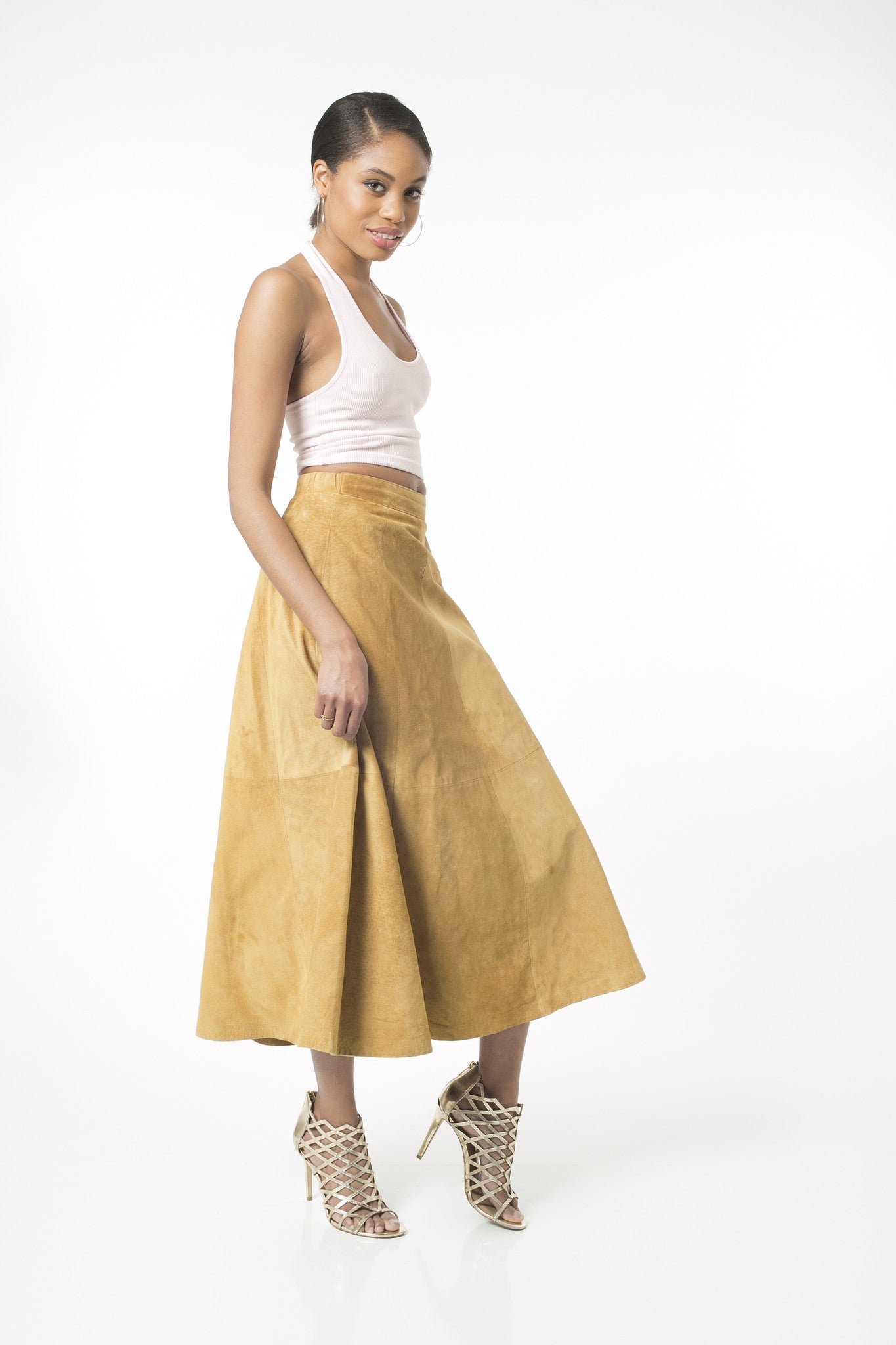 Western hotsell midi skirt